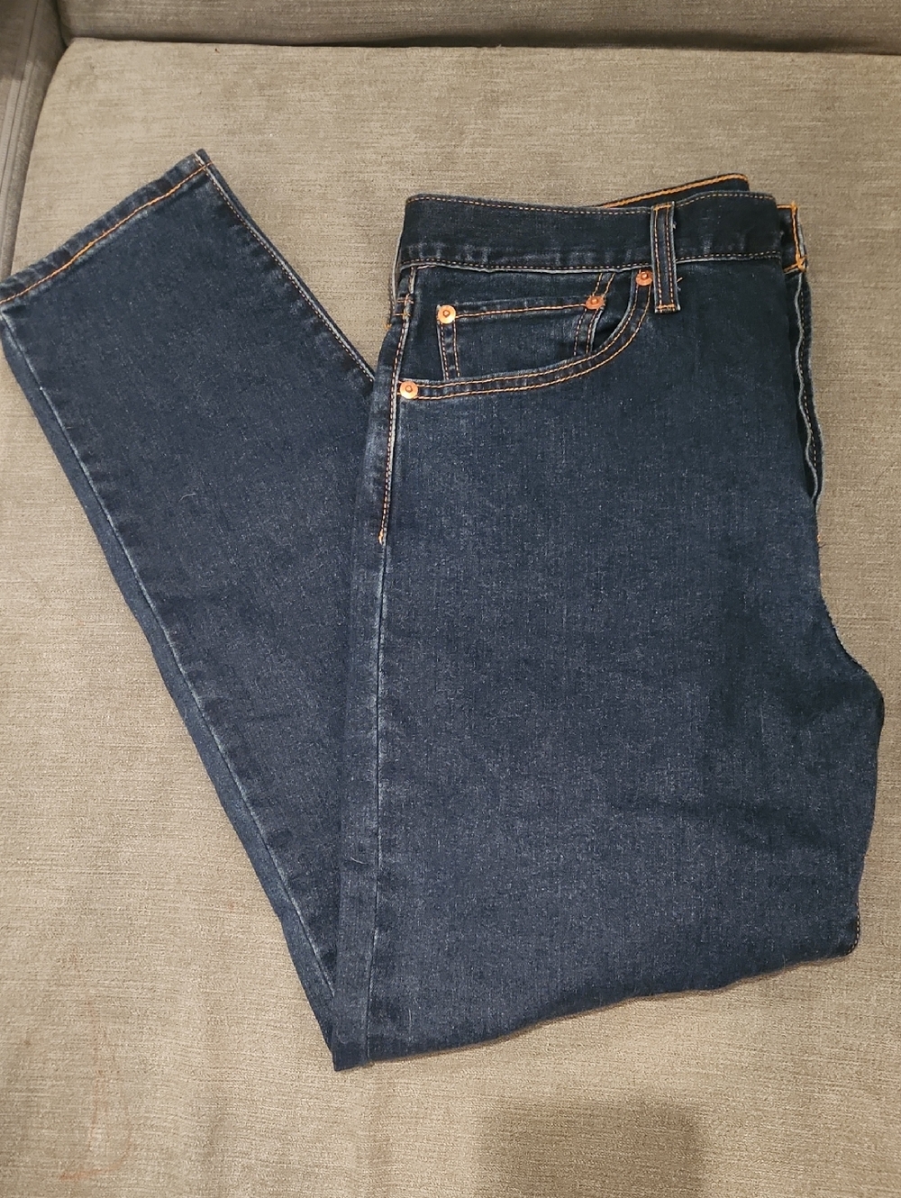 Classic Levi's Dark Blue Jeans